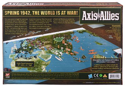 Desková hra Avalon Hill Axis & Allies 1942 anglicky - Vážně poškozený obal